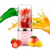 Edihome, Blender Portable, Mini mixeur, Blender Smoothie, Fruits et Légumes, Mini Mixeur Électrique, avec Bouteille en Verre,