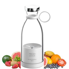 ALL I SHOP Mixeur portable,Smoothie Maker, Mixeur personnel multifonctionnel, Rechargeable par USB sans fil, Presse-fruits él