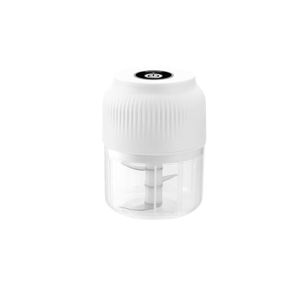 Hupdy hachoir électrique sans fil 250ML, mini robot de cuisine puissant, rechargeable USB, lame en acier inoxydable, pour hac
