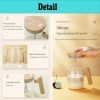 Tasse mélangeur automatique de 400 ml, gobelet mélangeur électrique, gobelet mélangeur automatique, verre borosilicate élevé 