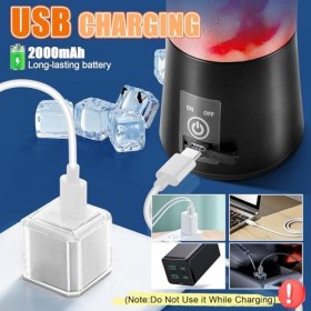 Mixeur personnel [version améliorée], mélangeur portable pour shakes et smoothies, avec rechargeable par USB, lames en acier 