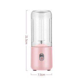 Blender avec USB rechargeable, mélangeur à smoothie portable avec USB rechargeable 500 ml pour voyage, mélangeur pour la mais