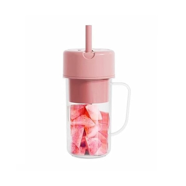 Stock Lider-Rechargeable Portable Jus Tasse avec Paille, Maison Mini Fruits Mixeur Convient Pour Voyager En Plein Air Utilisa