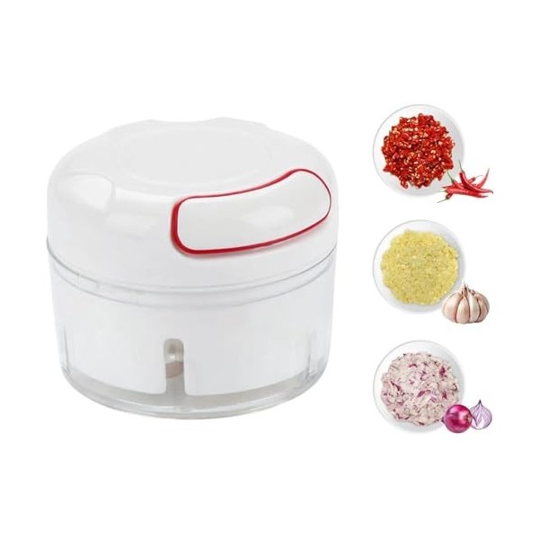 Hachoir manuel à corde hachoir à légumes manuel avec tirette à corde hachoir à légumes Mini écrase petit mini coupe-légumes m