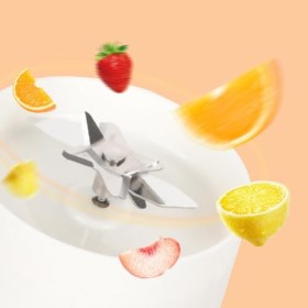 Esenlong Bouteille de sport portable rechargeable avec sangle pour milkshakes et smoothies