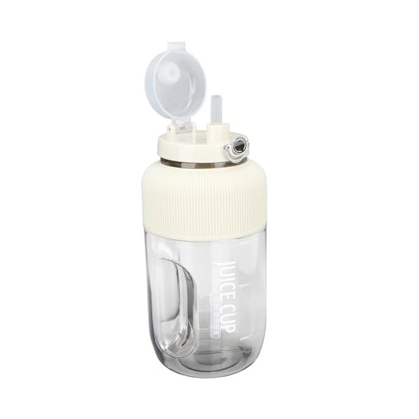 BAOFUYA Mini Presse-Agrumes, Mélangeur Portable sans Fil Rechargeable avec Matériau de qualité Alimentaire, capacité de 1,2 L