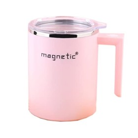 Maizoon Gobelet mélangeur magnétique automatique rechargeable par USB rotatif pour la maison, le bureau, les voyages, en acie