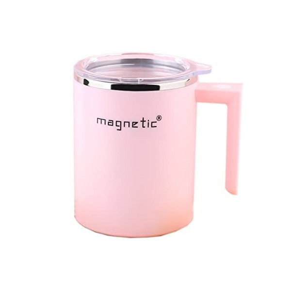 Maizoon Gobelet mélangeur magnétique automatique rechargeable par USB rotatif pour la maison, le bureau, les voyages, en acie