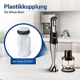 VIOKS Brаun 67050811 Embrayage pour mixeur plongeant Brаun 67050811 / raccord en plastique pour mixeur plongeant Brаun Multiq