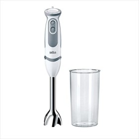 Braun MultiQuick 5 Vario MQ 5200WH, Mixeur Plongeant, Mixeur à Purée avec Pied en Acier Inoxydable, Powerbell, incl. 600 ml V