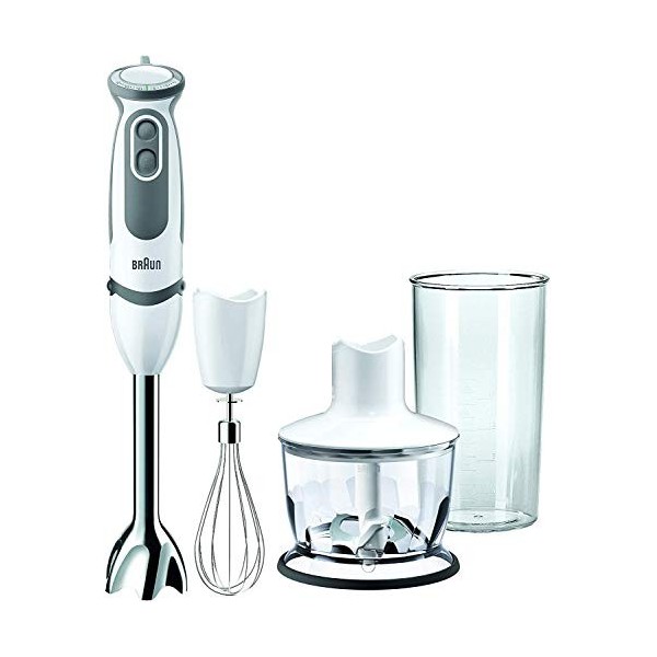 Braun MQ5035WH Sauce Mixeur Plongeant Blanc 10 x 5,7 x 40 cm