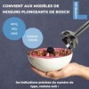 Lichtblau Pied mixeur rapide pour mixeur plongeant Bosch I Pour mixeur à main MFQ, MQ, MS6, MSM6C & MSM6 I en inox I Pièces d