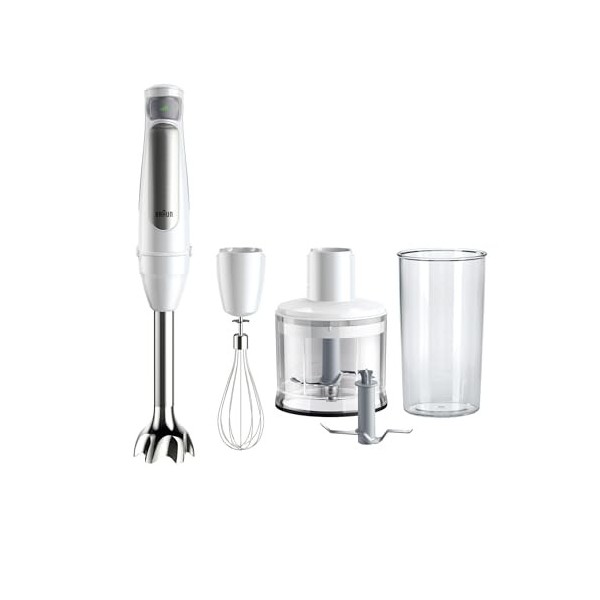 Mixeur Manuel Multifonction avec Accessoires Braun MQ7035IWH Blanc 1000 W
