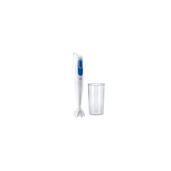 Braun MultiQuick 3 Omelette MQ3025, Mixeur Plongeant, Mino Hachoir, Bol Gradué, 700W, Bleu/Blanc