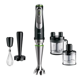 Braun MultiQuick 9 MQ 9187XLI Mixeur Plongeant - Presse-purée avec technologie Active PowerDrive et 5 accessoires pour hacher