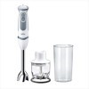 Braun MultiQuick 5 Vario MQ5220WH, Mixeur Plongeant, Mini Hachoir, Verre Doseur, Anti-Éclaboussure
