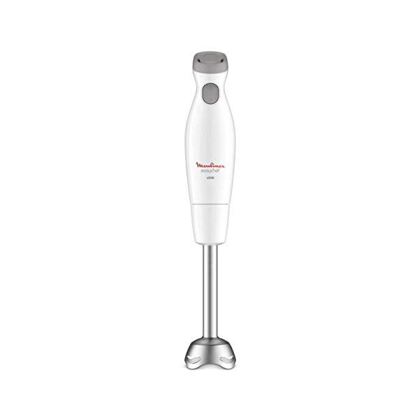 Moulinex DD4521 Easychef Mixeur plongeant 2 en 1 avec verre de 800 ml et accessoire hachoir de 500 ml, 2 réglages de vitesse,