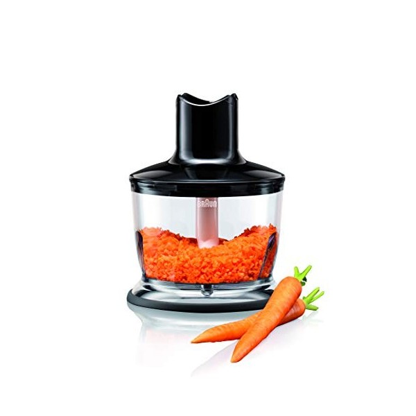 Braun MQ30 Accessoire Batteur Bol Plastique Noir 8 x 8 x 15 cm