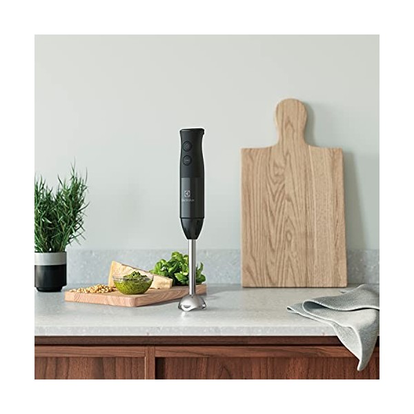 Electrolux E3Hb1-4Gg Mélangeur Plongée Avec Technologie Truflow, 400 W, Plastique, Noir
