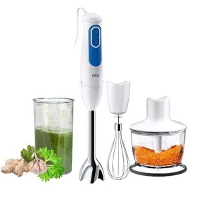 Braun MQ3035 Sauce Mixeur plongeant avec Variateur Gris/Blanc 700 W