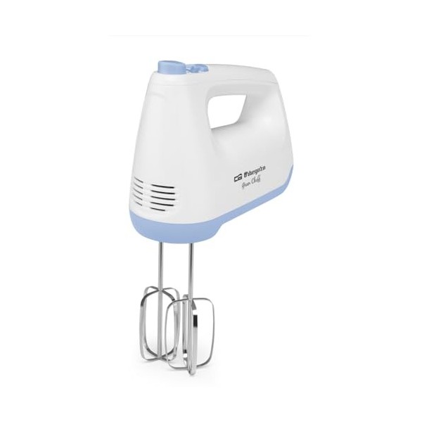 BATIDORA REPOSTERIA ORBEGOZO BA 3250 300W 6 VELOCIDADES + Turbo VARILLAS MEZCLADORAS Y AMASADORAS Acero INOX EMPUÃ‘ADURA ERGO