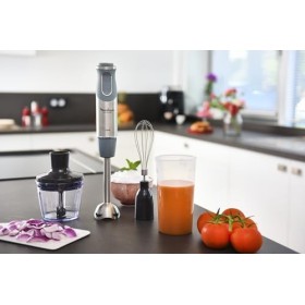 Moulinex quickchef – Mixeur plongeant avec 3 accessoires, acier inoxydable, 10 vitesses, 1000 W