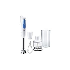 Braun Household 0X22111219 MQ 3025 Mixeur plongeant à spaghetti, PC, blanc/bleu/acier inoxydable