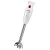 Mixeur plongeant BOSCH msm24500 clevermixx, 400 W, quatre lames Couteau quattroblade, Mixeur en acier inoxydable Blanc/Rouge 
