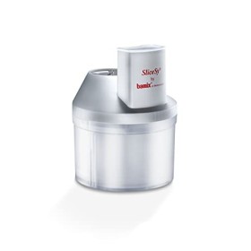 bamix Accessoire SliceSy pour tous les mixeurs plongeants bamix à partir de 180 W, Avec 5 lames, mélangeur à main polyvalent 