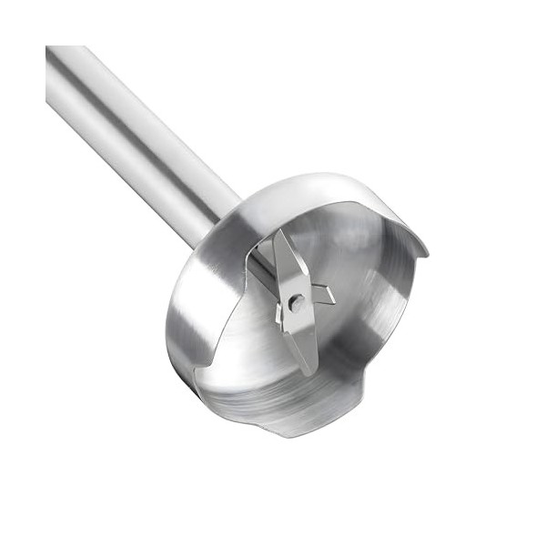 Retoo Mixeur plongeant 1200 W 15000 tr/min avec fonction turbo et 8 vitesses Col avec protection anti-éclaboussures Blender m