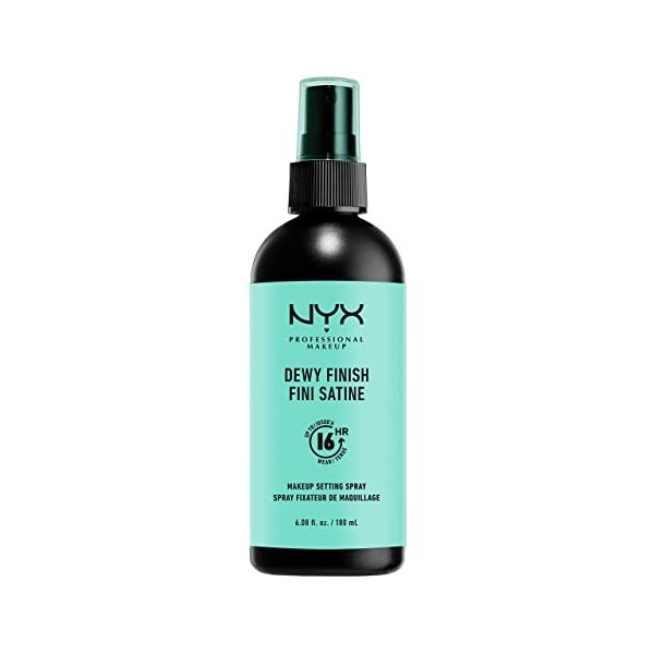 NYX Professional Makeup Spray Fixateur, Tenue Longue Durée, Fini Velouté, 60 mL