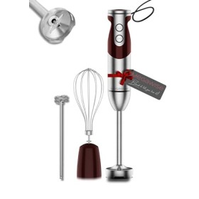 Megawise Pro Titanium Enhanced 3 - en - 1 immersion cordon mélangeur à main puissant moteur avec 80% de lames tranchantes 12 