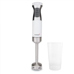 Korona 23530 Mixeur plongeant | Réglage en continu de la vitesse | Fonction Turbo | Avec bol mélangeur de 700 ml | Lame en ac