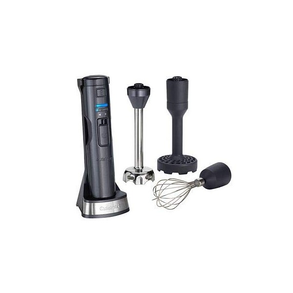 Cuisinart Style Collection Mixeur plongeant 3 en 1 sans fil | Gris nuit | CSB300BU