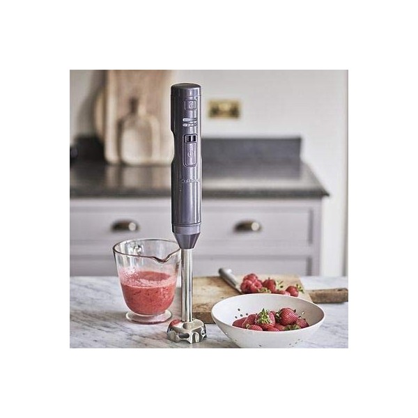 Cuisinart Style Collection Mixeur plongeant 3 en 1 sans fil | Gris nuit | CSB300BU