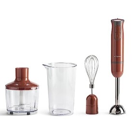 Tognana Iridea Hand blender with chopper, whisk and 600 ml cup apple red