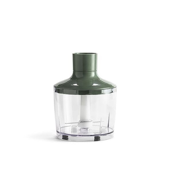 Tognana Iridea Hand Blender with Beater Whisk, 600 ml Tumbler and 500 ml Chopper, Sage Green