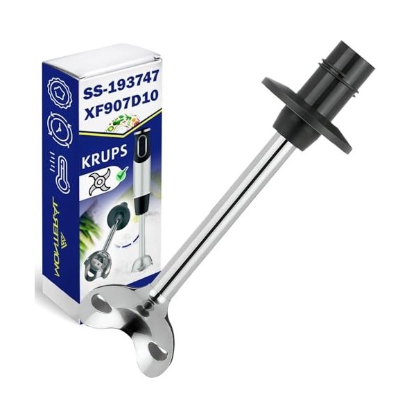 MONTERAL Pied Mixeur Plongeant en Acier Inoxydable avec Le Code Original SS193747 SS-193747 XF907D10 XF-907D10 pour Krups - G