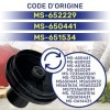 MONTERAL Couvercle du Bol pour Mixeur Plongeant avec Le Code Original MS-652229 MS-650441 MS-651534 pour Moulinex pour Tefal 