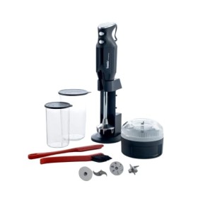 bamix Set mixeur plongeant M350 MAXX avec support, 2 gobelets, 4 accessoires, processeur, spatule, brosse de nettoyage, 350 w