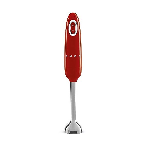 Smeg HBF01RDEU | Mixeur plongeant | 700W | Couleur : Rouge