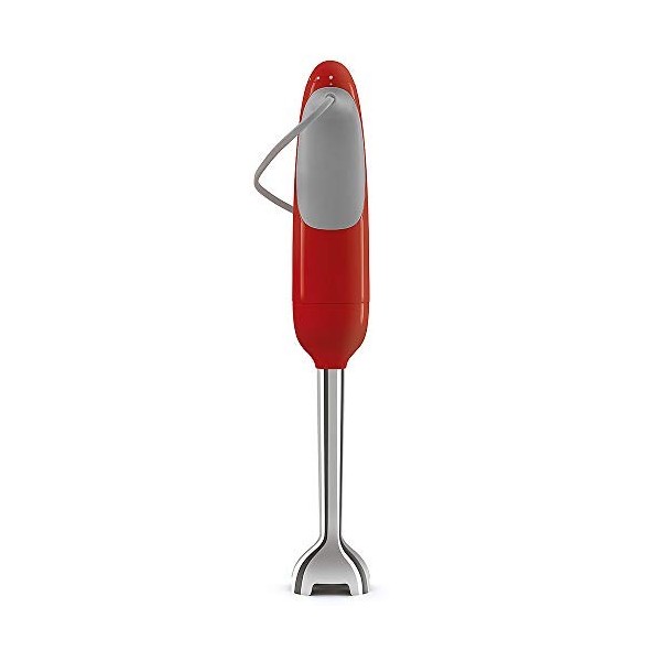 Smeg HBF01RDEU | Mixeur plongeant | 700W | Couleur : Rouge