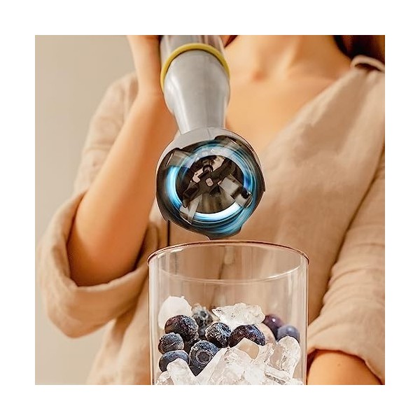 Cecotec Mixeur plongeant Cecotec Katana 15 TotalDestroy Full B Screen. 1500 W, Total Destroy, Perreo Move, 21 vitesses, fonct