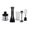 Melchioni Family | Mixeur Plongeant Sans Fil Rechargeable, Ensemble avec Batteur, Hachoir, Mixeur et Verre Gradué de 600 ml, 