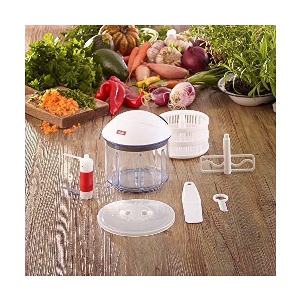 Fissler Finecut Coupe-Fruits Et Coupe-légumes, Hachoir Manuel Polyvalent, Hachoir Universel de Cuisine, Coupe-Oignons avec Mé