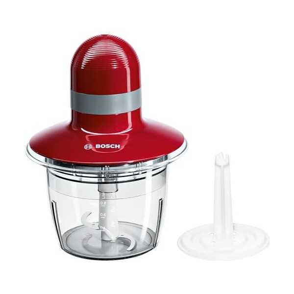 Bosch Electroménager MMR08R2 Hachoir, 400 W, 0.8 liters, Rouge