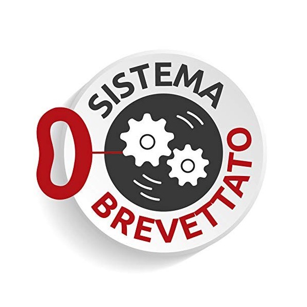 Lagostina Prêt en 5 secondes hachoir manuel, 500 ml, plastique et acier