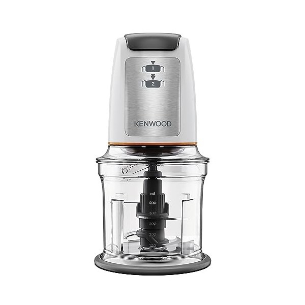 Kenwood CHP61.100WH, Mini Hachoir 500 W, Bol de 0,8 L, Blanc