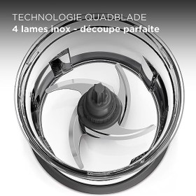 Kenwood CHP61.100WH, Mini Hachoir 500 W, Bol de 0,8 L, Blanc