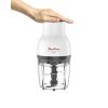 Moulinex Hachoir électrique, 400 ml, 300 W, 4 lames, Fonctions 3-en-1, Emince, Hache, Mixe, Système de pression simple, Mouli